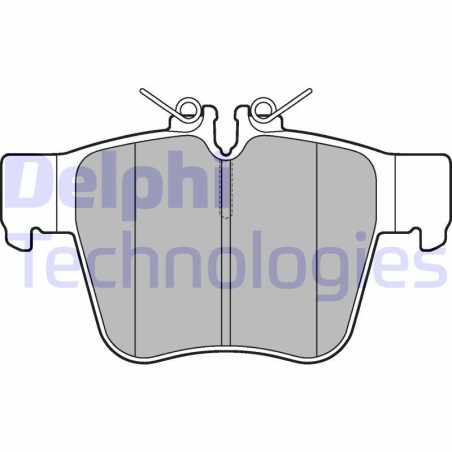 DELPHI LP3277 Pastillas de freno Trasero para