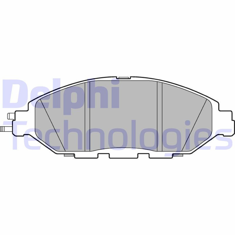 DELPHI LP3278 Klocki hamulcowe Przód dla