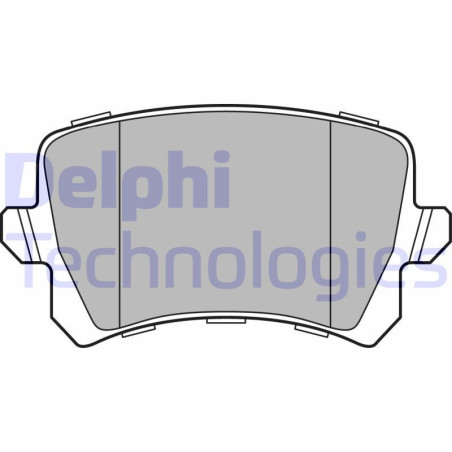 DELPHI LP3247 Pastillas de freno Trasero para