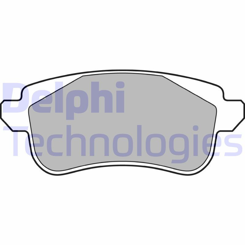 DELPHI LP3283 Klocki hamulcowe Tył dla