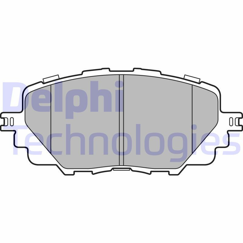 DELPHI LP3284 Pastiglie freno Anteriore per