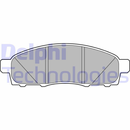 DELPHI LP3285 Brzdové platničky Predné pre