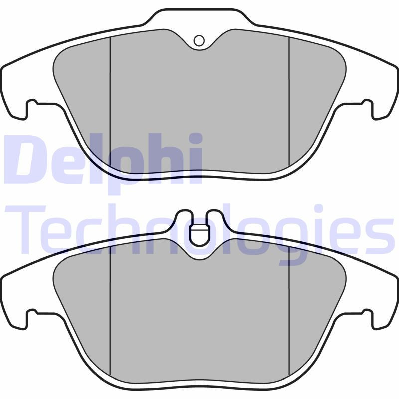 DELPHI LP3288 Plaquettes de frein Arrière pour