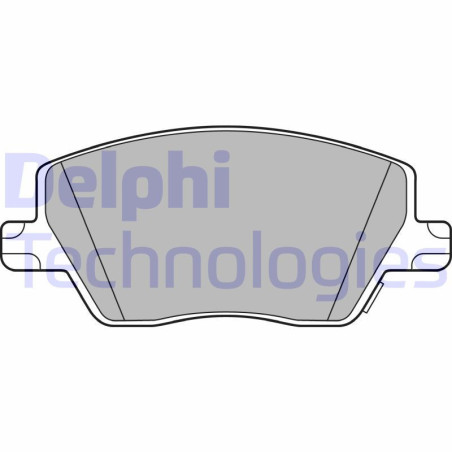DELPHI LP3289 Pastillas de freno Delantero para
