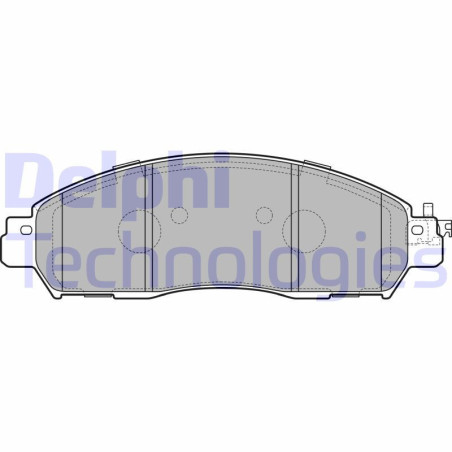 DELPHI LP3291 Brake Pads Set Front for