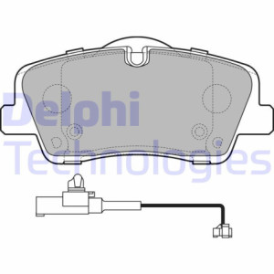 DELPHI LP3292 Pastillas de freno Trasero para