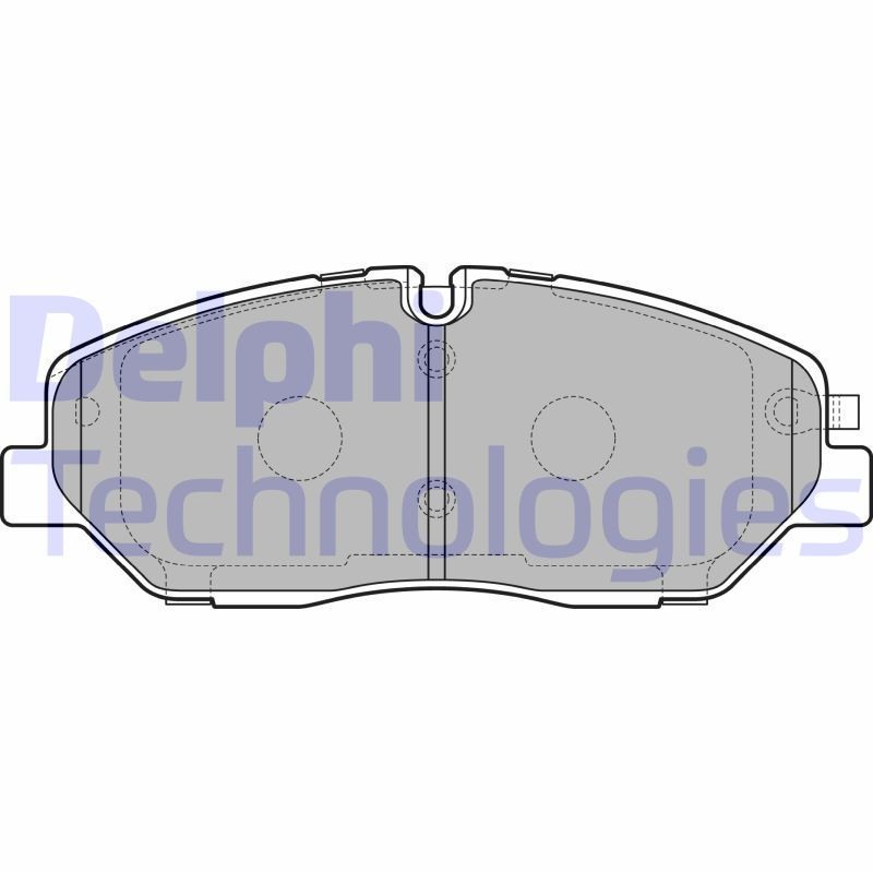 DELPHI LP3293 Pastiglie freno Anteriore per