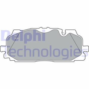 DELPHI LP3302 Pastillas de freno Delantero para
