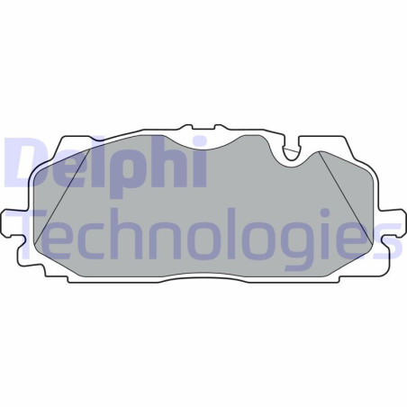 DELPHI LP3302 Pastiglie freno Anteriore per