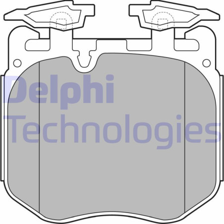 DELPHI LP3304 Brzdové platničky Predné pre