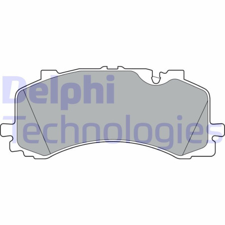 DELPHI LP3307 Pastillas de freno Delantero para