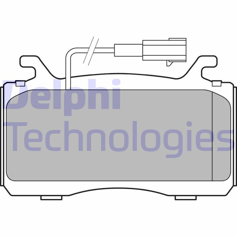 DELPHI LP3310 Bremsbeläge Vorne für