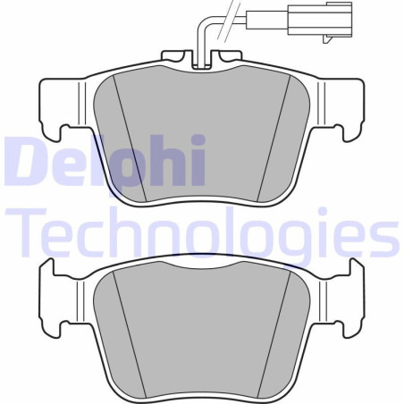 DELPHI LP3311 Pastiglie freno Posteriore per
