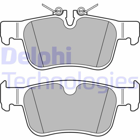 DELPHI LP3312 Brzdové platničky Zadné pre