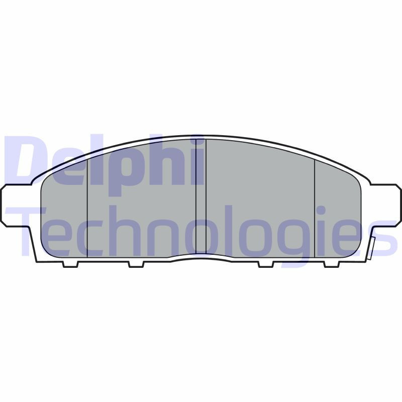 DELPHI LP3313 Brake Pads Set Front for