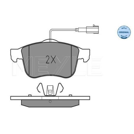 MEYLE 025 243 4019 Bremsbeläge Vorne für Alfa Romeo Giulietta