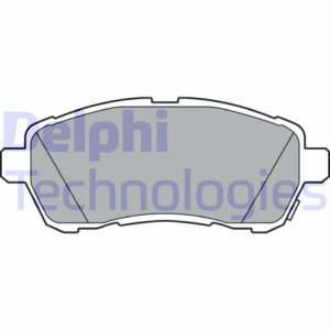 DELPHI LP3364 Pastillas de freno Delantero para