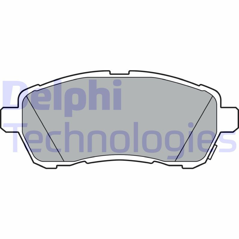 DELPHI LP3364 Brzdové destičky Přední pro