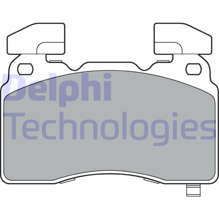 DELPHI LP3366 Pastillas de freno Delantero para
