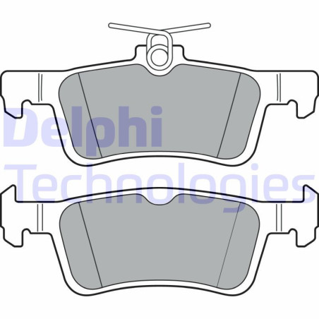 DELPHI LP3369 Bremsbeläge Hinten für