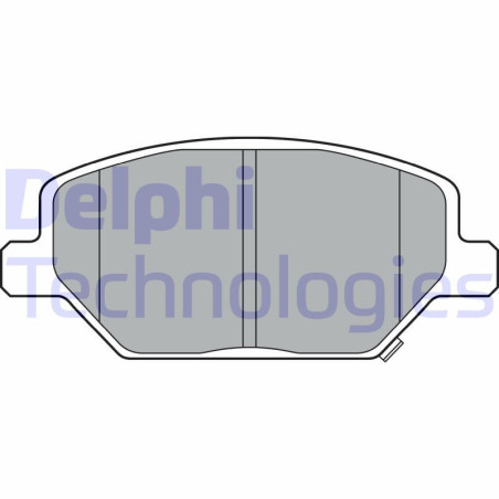 DELPHI LP3371 Pastiglie freno Anteriore per
