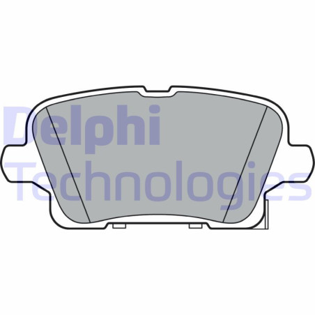 DELPHI LP3373 Pastiglie freno Posteriore per