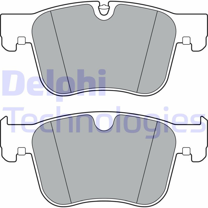 DELPHI LP3384 Pastiglie freno Anteriore per