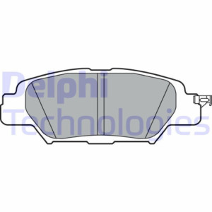 DELPHI LP3394 Brzdové platničky Zadné pre