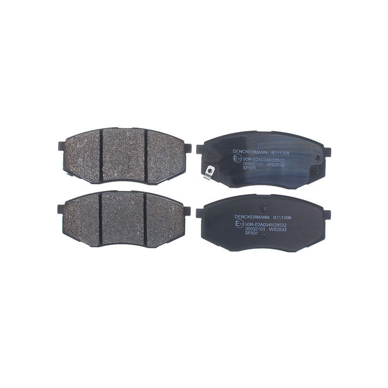 DENCKERMANN B111398 Brake Pads Set Front for