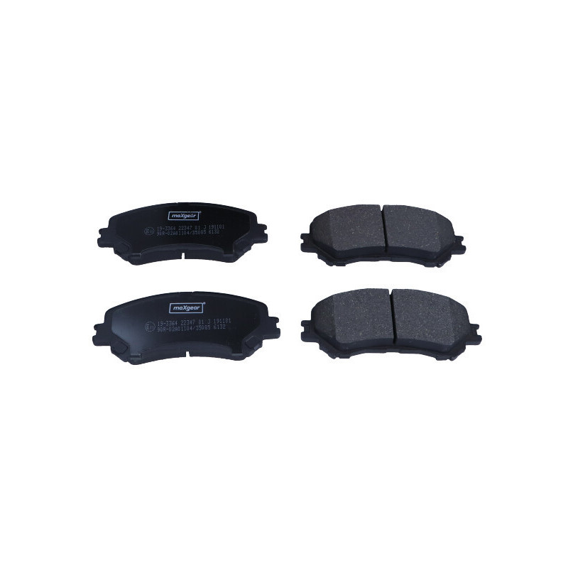 MAXGEAR 19-3364 Brzdové platničky predné pre Megane Talisman Scenic Espace