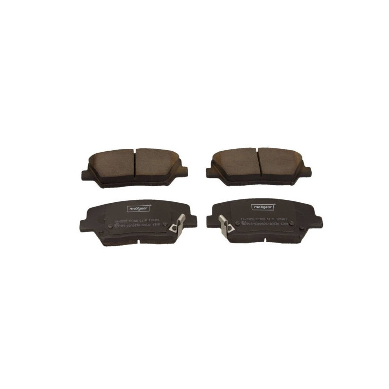 MAXGEAR 19-3378 Pastillas de freno delantero para i30 Grandeur Cee'D Carens Santa Fe Genesis Creta