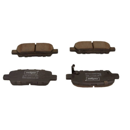 MAXGEAR 19-3381 Brzdové platničky zadné pre Juke Koleos Altima FX Q50 G Teana EX Q60 Q70 Tiida Leaf