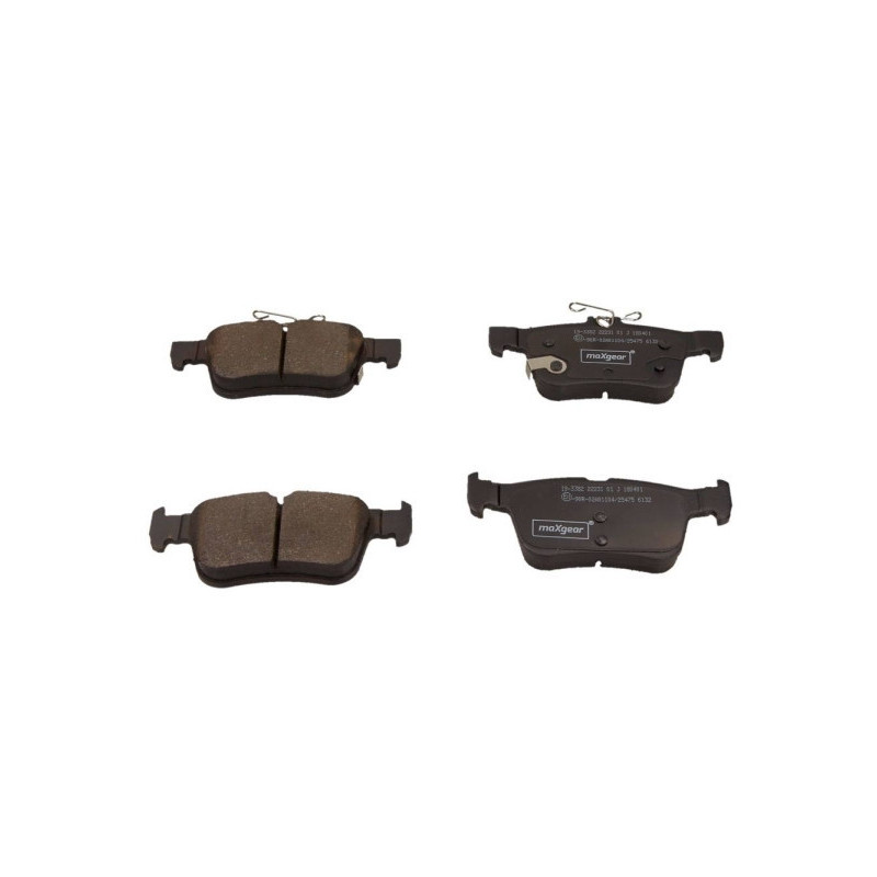 MAXGEAR 19-3382 Klocki hamulcowe tył dla Mondeo Kuga Focus Galaxy S-Max Edge