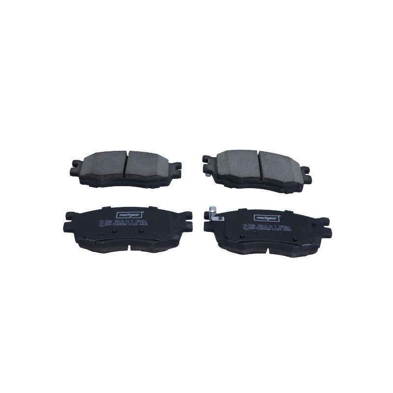 MAXGEAR 19-3384 Brzdové destičky přední pro Hyundai i20