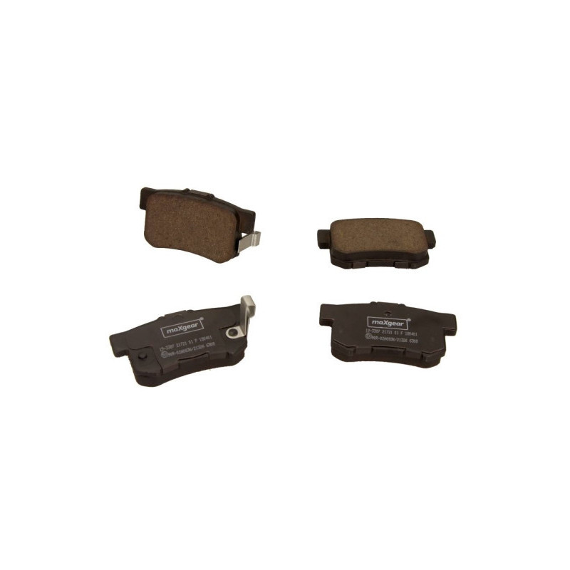 MAXGEAR 19-3387 Brzdové platničky zadné pre SX4 Sedici Swift Civic