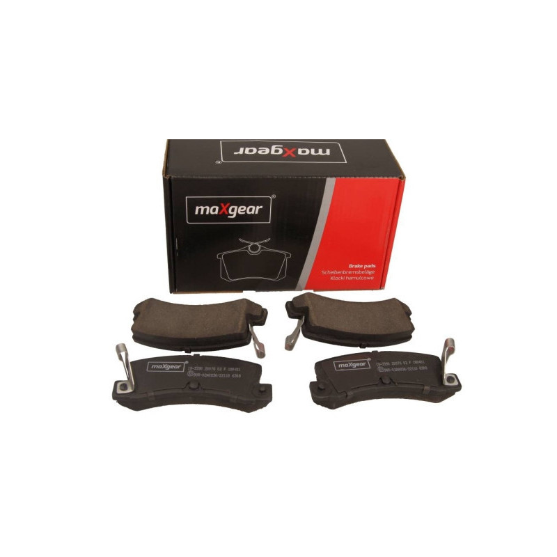 MAXGEAR 19-3390 Klocki hamulcowe tył dla Toyota Corolla Levin Carina E