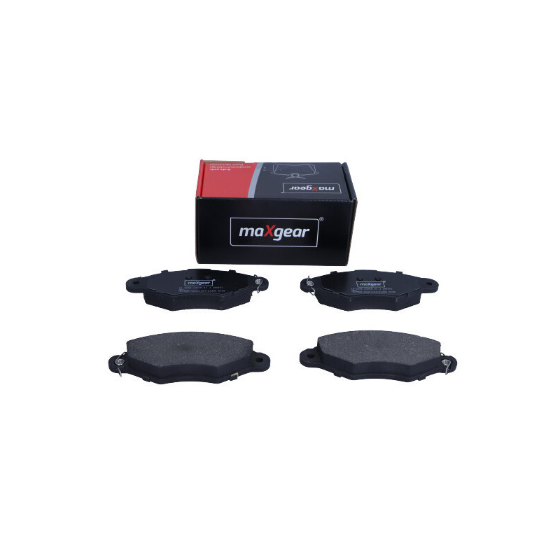 MAXGEAR 19-3392 Klocki hamulcowe przód dla Ducato J5 C25 Express 206 Talento A3 Kangoo Xsara