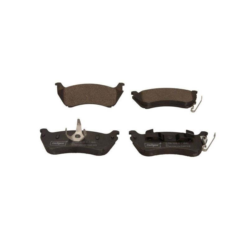 MAXGEAR 19-3394 Bremsbeläge Hinten für MERC M
