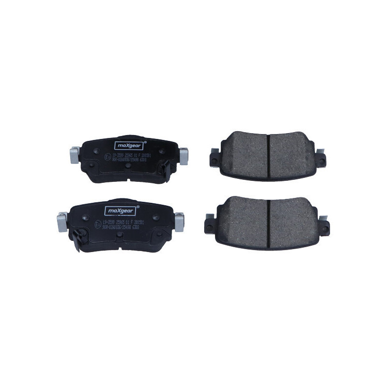 MAXGEAR 19-3599 Brzdové destičky zadní pro X-Trail Qashqai Kadjar Koleos Leaf
