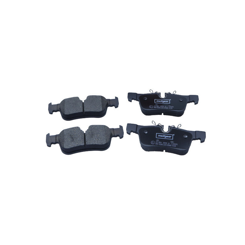MAXGEAR 19-3601 Brzdové destičky zadní pro 2 Countryman Clubman X1 X2 1 i3 Hatchback Convertible