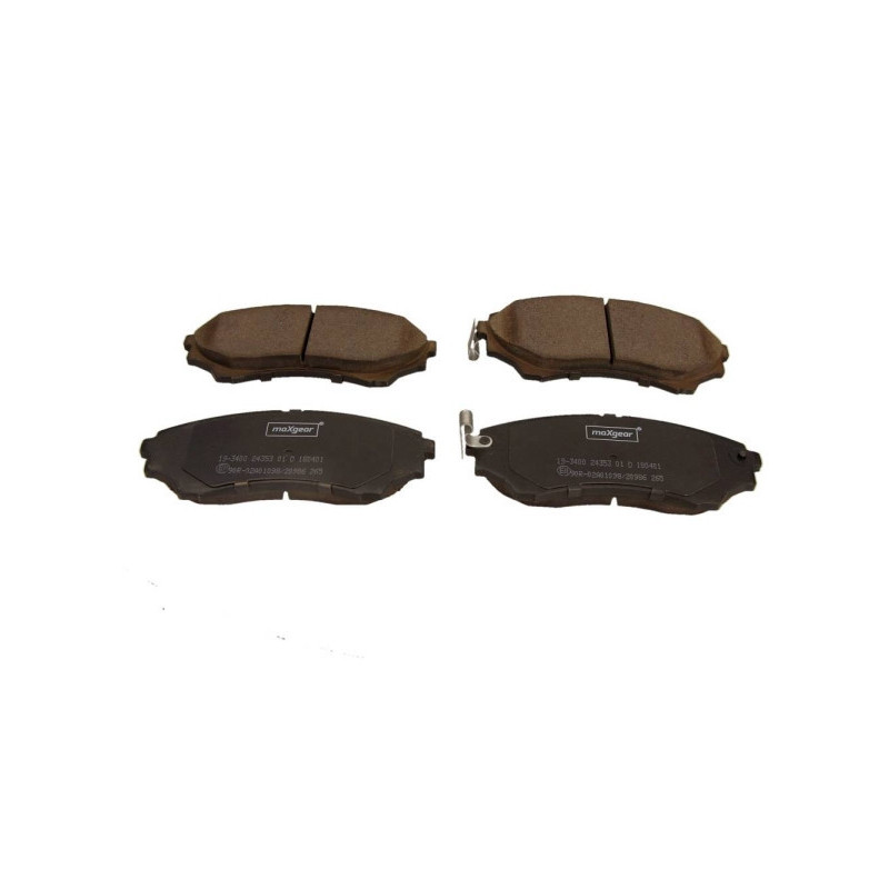 MAXGEAR 19-3400 Klocki hamulcowe przód dla Ranger B-Series BT-50