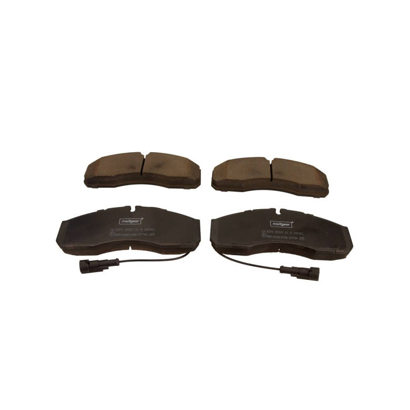 MAXGEAR 19-3379 Brzdové platničky predné pre Nissan Cabstar