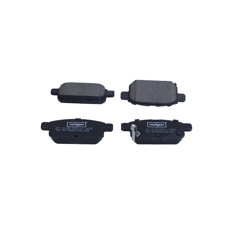 MAXGEAR 19-3396 Brzdové destičky zadní pro Swift Vitara SX4 Baleno