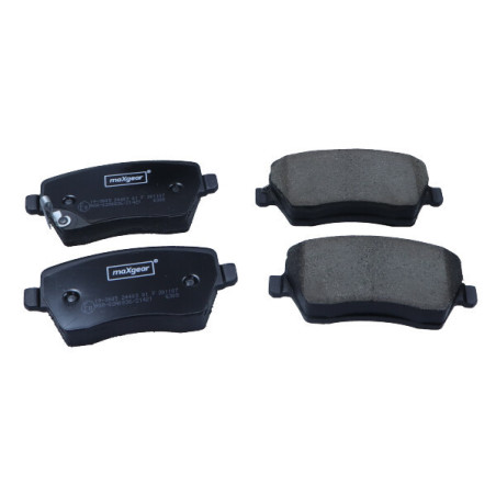 MAXGEAR 19-3605 Klocki hamulcowe przód dla Micra Note Almera Scala