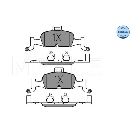 MEYLE 025 224 0216 Klocki hamulcowe przód dla Audi A5 A4 A6 Q5 A7