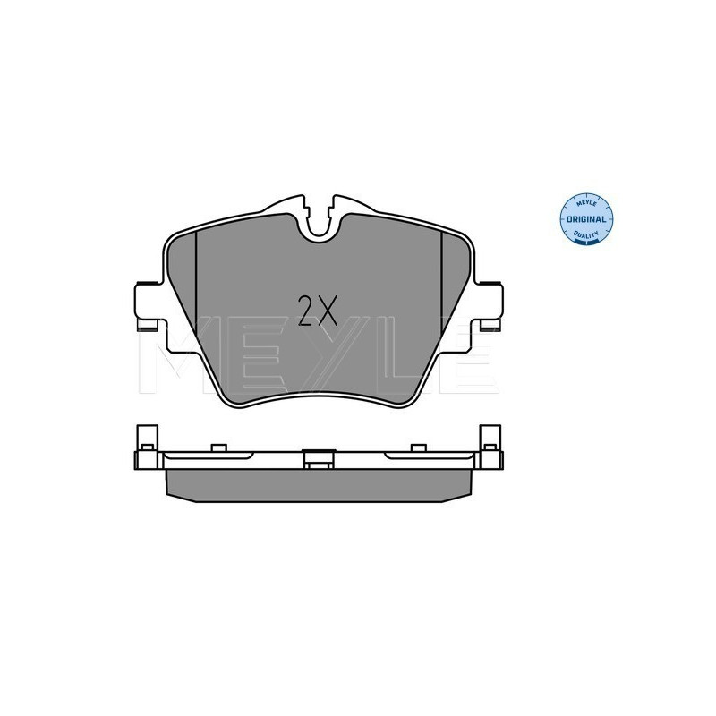 MEYLE 025 256 1718 Brake Pads Set Front for 2 3 5 Countryman X1 X3 4 X2 Clubman 1 X4 Z4