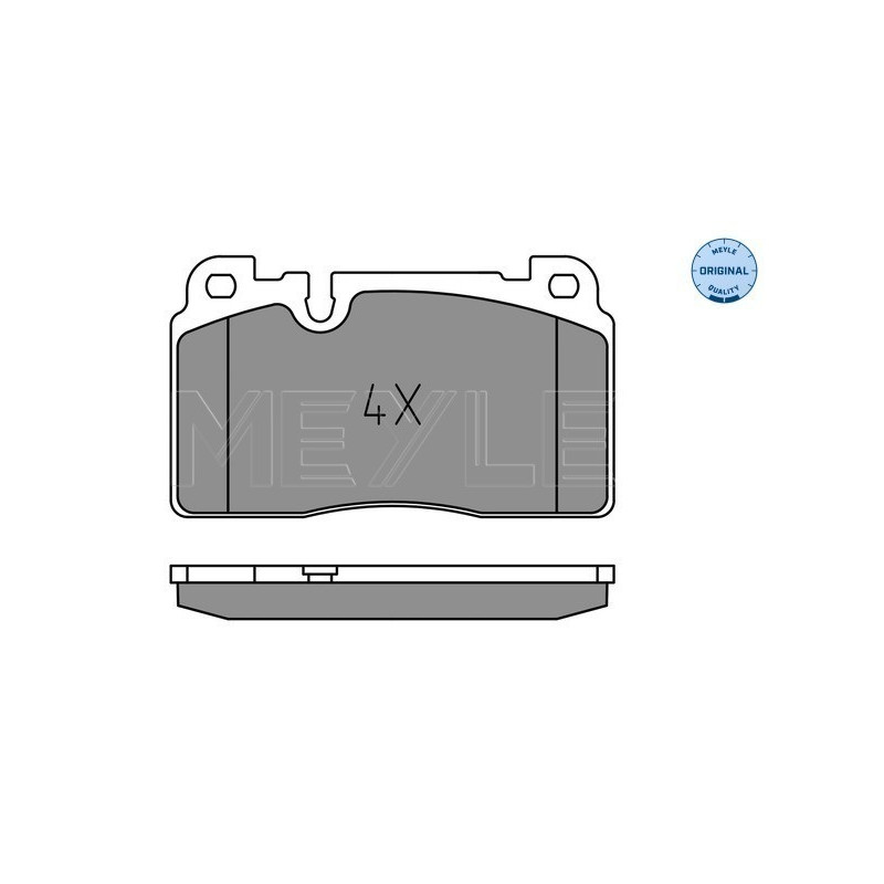 MEYLE 025 256 4317 Brake Pads Set Front for A6 A7 Macan Q5