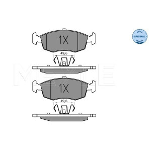 MEYLE 025 253 2317 Brake Pads Set Front for Panda Ypsilon