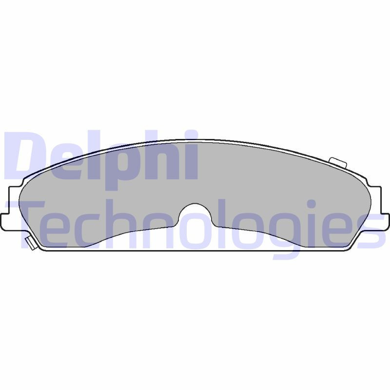 DELPHI LP3216 Klocki hamulcowe Przód dla