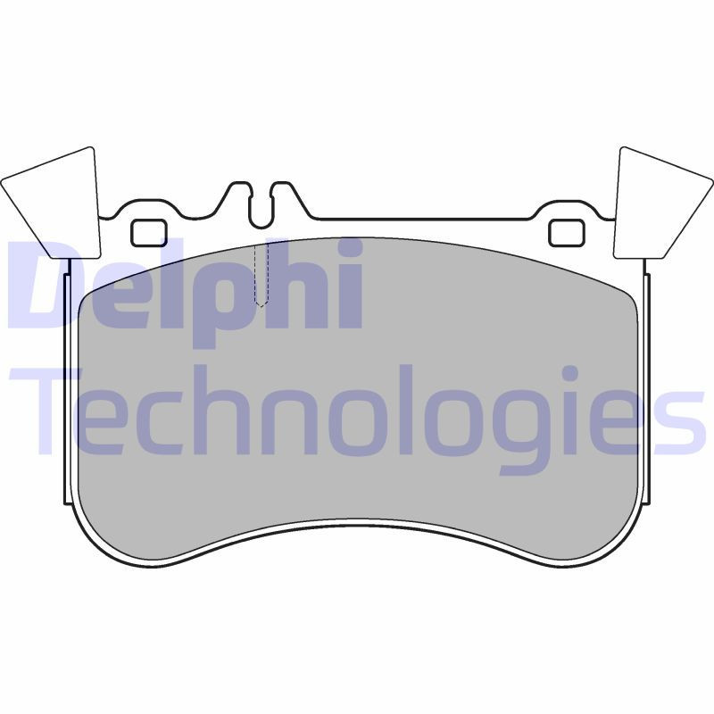 DELPHI LP3242 Brzdové platničky Predné pre